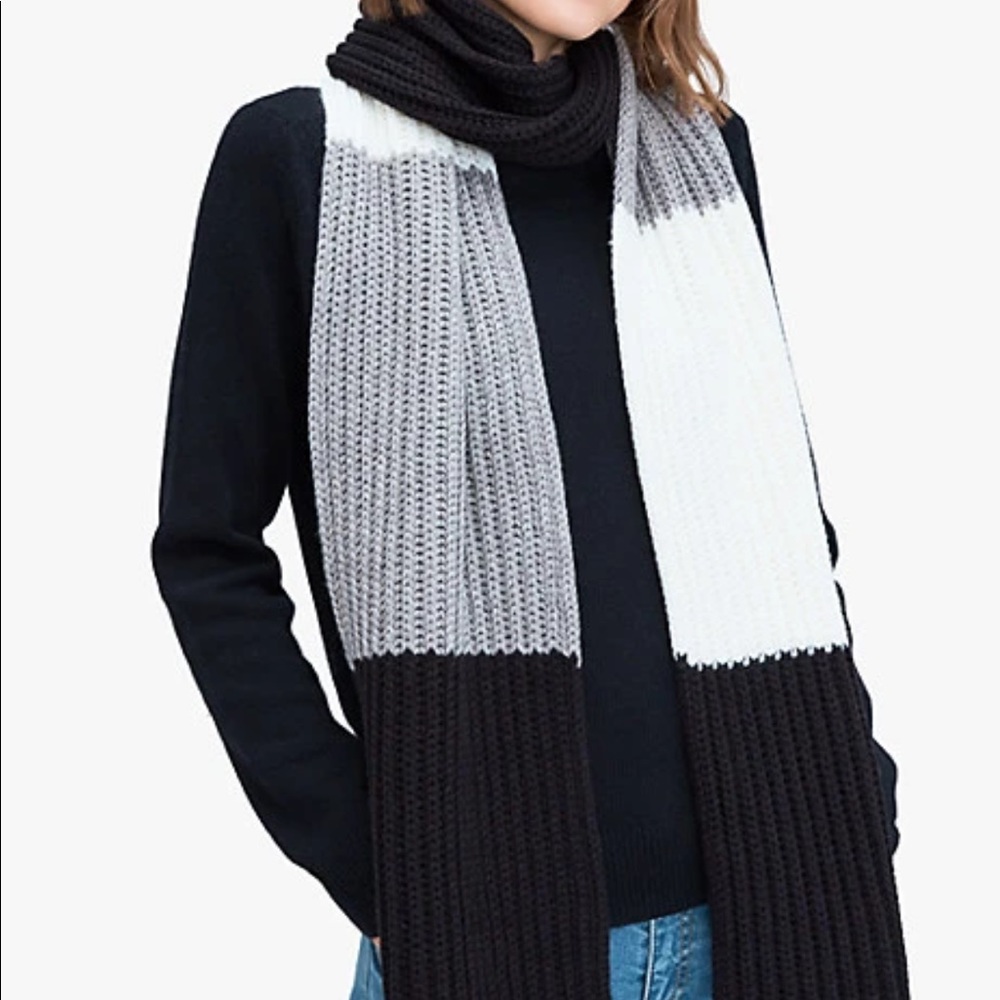 NWT Kate Spade Colorblock Scarf